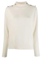 Michael Kors Button Detail Jumper - Neutrals