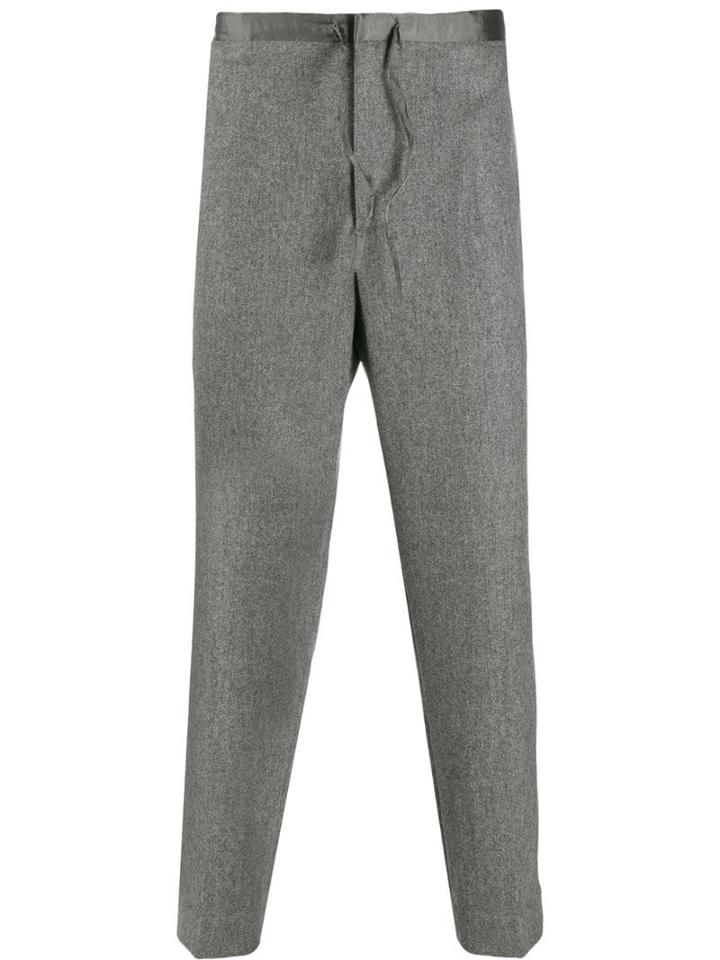 Jil Sander Drawstring Trousers - Grey