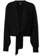 Pinko Knitted Tie Cardigan - Black