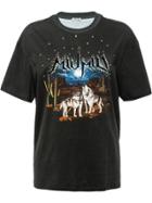 Miu Miu Desert Print T-shirt - Black