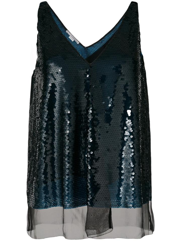 Stella Mccartney Sequin Top - Blue