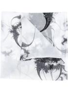 Thomas Wylde Printed Scarf, Women's, White, Silk