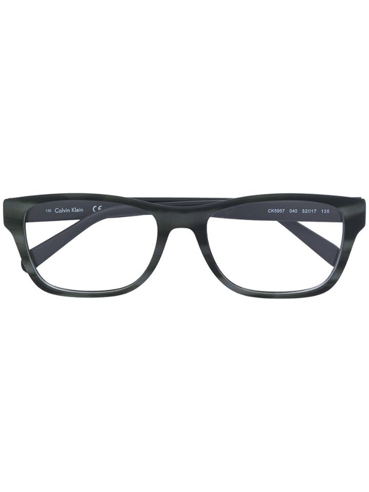 Calvin Klein Printed Glasses Frame - Grey