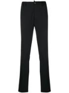 Dsquared2 - Regular Fit Trousers - Men - Polyester/spandex/elastane/virgin Wool - 46, Black, Polyester/spandex/elastane/virgin Wool
