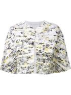 Carolina Herrera Brush Stroke Print Jacket