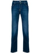 Jacob Cohen Straight Stonewashed Jeans - Blue