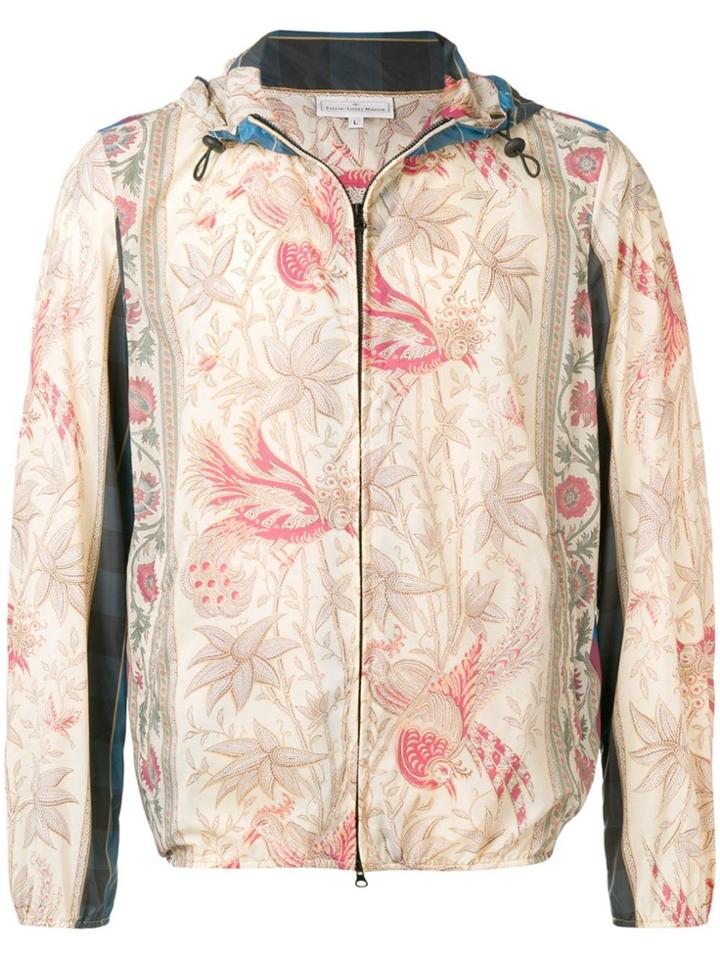 Pierre-louis Mascia Printed Hooded Jacket - Neutrals