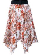 J.w. Anderson Floral Print Silk Skirt