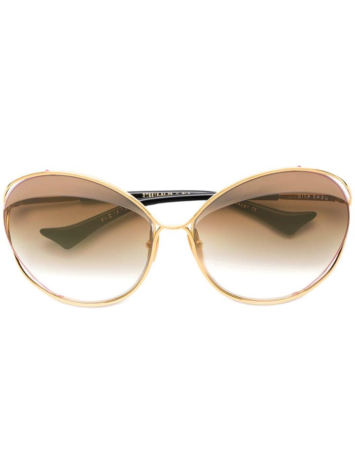 Dita Eyewear Gradient Sunglasses - Metallic