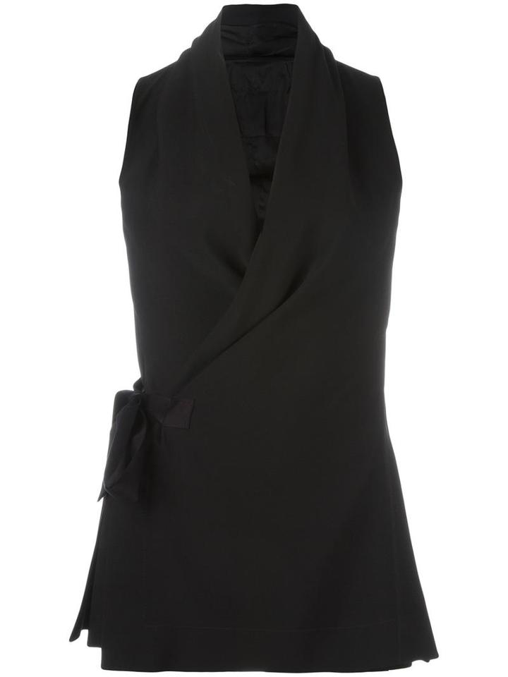 Rick Owens Wrap Effect Op, Women's, Size: 40, Black, Acetate/cupro/viscose