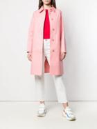 Mackintosh Classic Slim-fit Raincoat - Pink