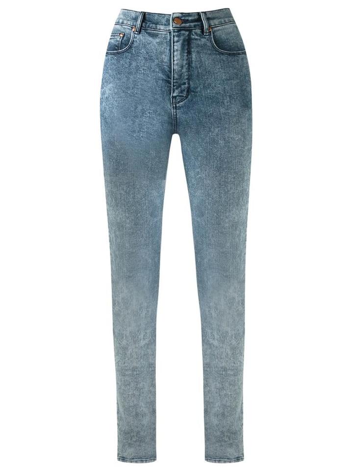 Amapô High Waisted Skinny Jeans, Women's, Size: 36, Blue, Cotton/elastodiene