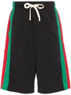 Gucci Web-trimmed Bermuda Shorts - Multicolour