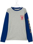 Ralph Lauren Kids Teen Raglan T-shirt With Print - Grey