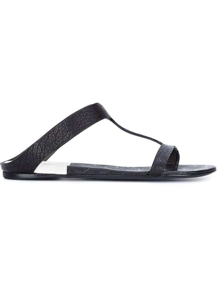 Marsèll T-bar Sandals, Women's, Size: 36, Black, Leather