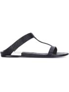 Marsèll T-bar Sandals, Women's, Size: 36, Black, Leather