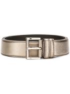 Prada Metallic Belt - Gold