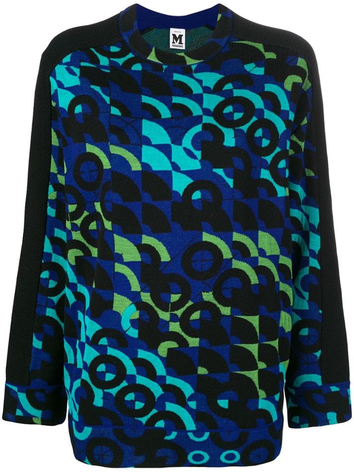 M Missoni Patterned Sweater - Blue