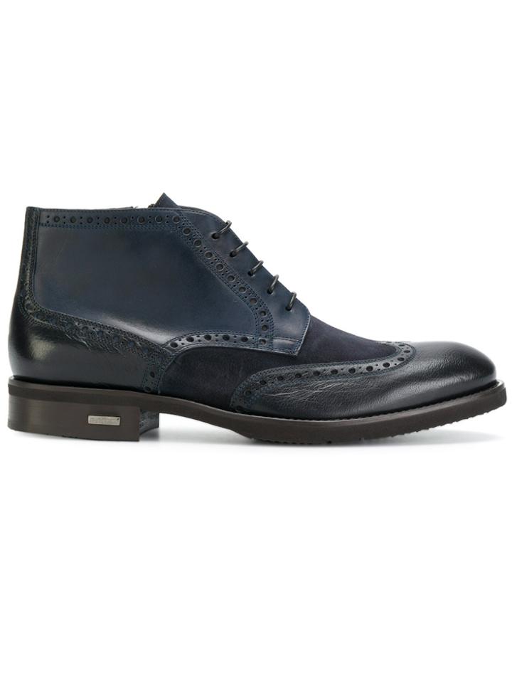 Baldinini Contrast Panel Ankle Boots - Unavailable