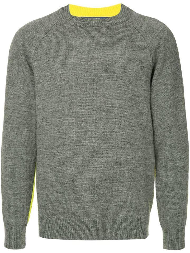 Junya Watanabe Man Two-tone Sweater - Grey