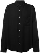 Ami Alexandre Mattiussi - Large Fit Shirt - Men - Viscose - 42, Black, Viscose