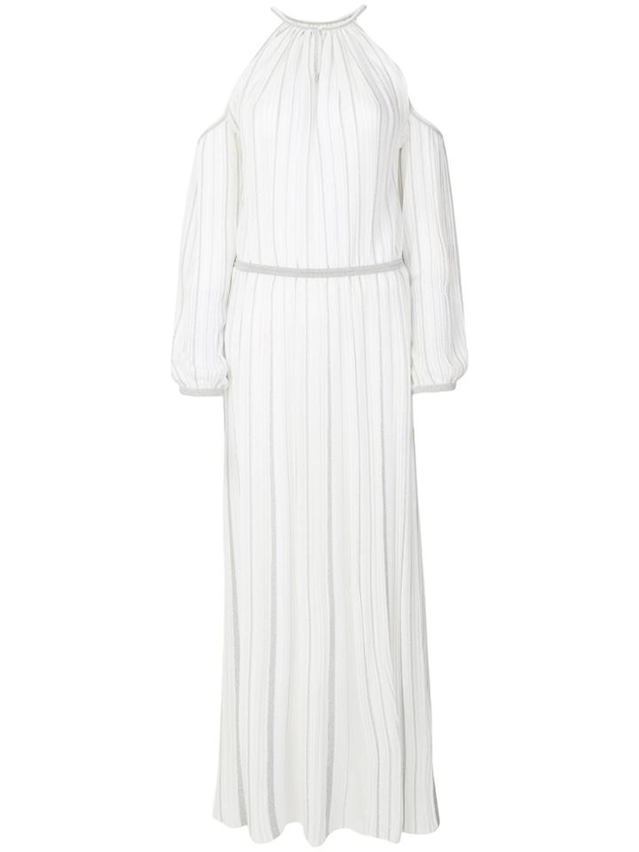 Missoni Cold-shoulder Long Dress - White