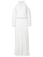 Missoni Cold-shoulder Long Dress - White