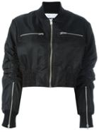 Iro Arly Jacket, Women's, Size: 38, Black, Nylon/acetate/cotton/spandex/elastane