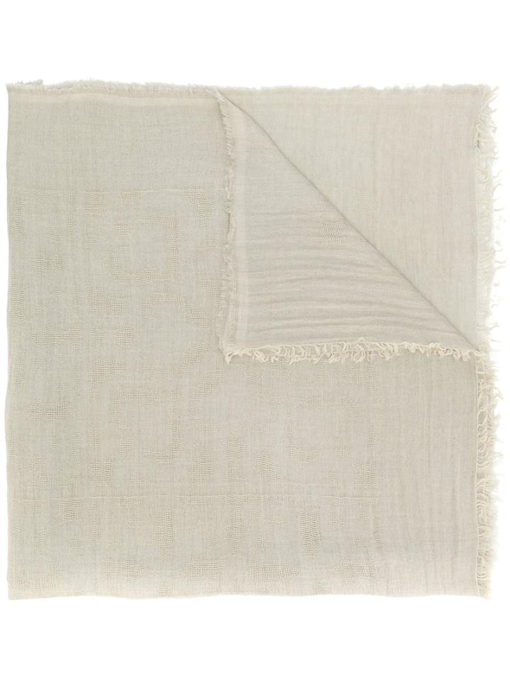 Le Tricot Perugia - Wool Scarf - Women - Virgin Wool - One Size, Nude/neutrals, Virgin Wool