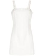 Venroy Linen Twill Tie Back Mini - White