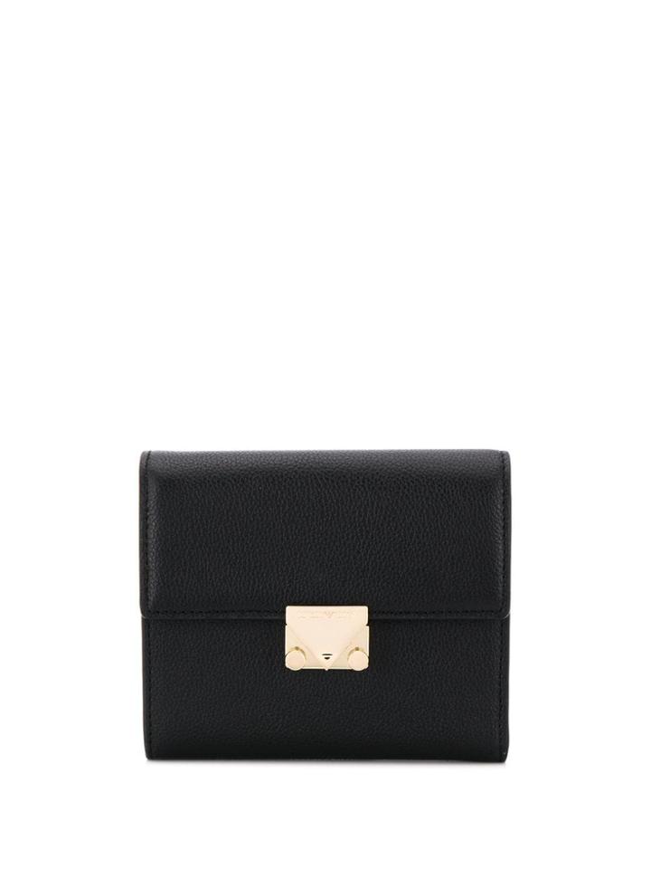 Emporio Armani Logo Buckle Wallet - Black