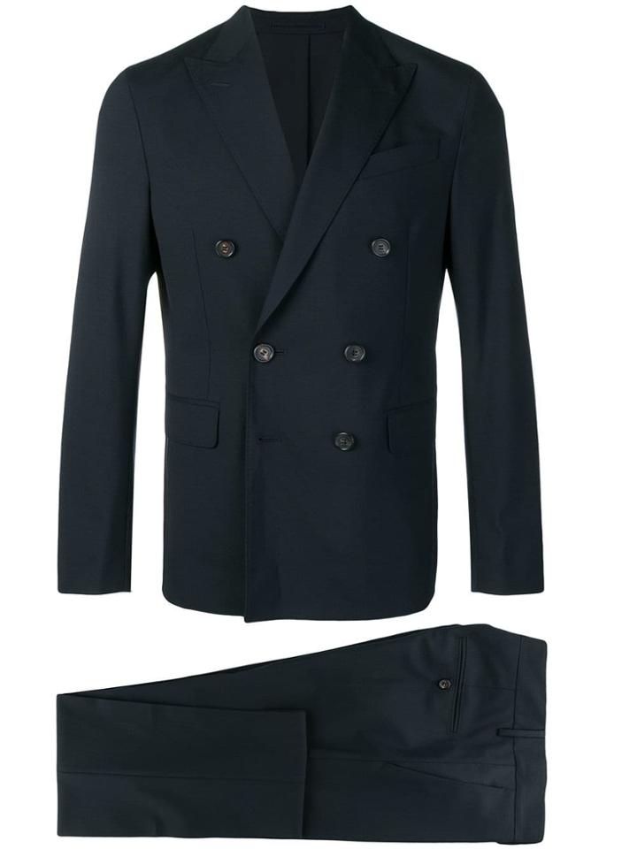 Dsquared2 Classic Double-breasted Suit - Blue