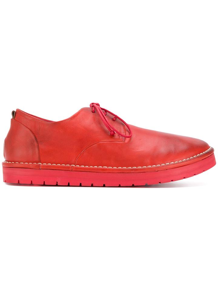 Marsèll Distressed Lace-up Shoes - Red