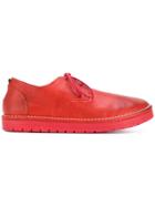 Marsèll Distressed Lace-up Shoes - Red