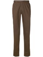 Ermenegildo Zegna Slim-fit Tailored Trousers - Brown