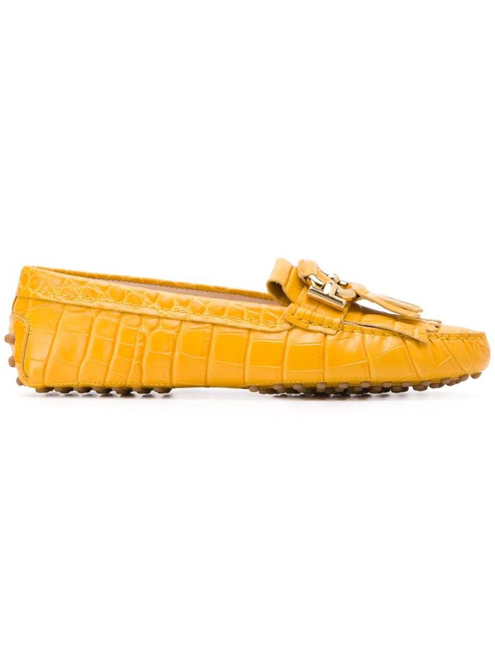 Tod's Gommino Driving Shoes - Yellow