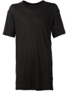 11 By Boris Bidjan Saberi Short Sleeve T-shirt, Men's, Size: Xl, Black, Cotton/cashmere