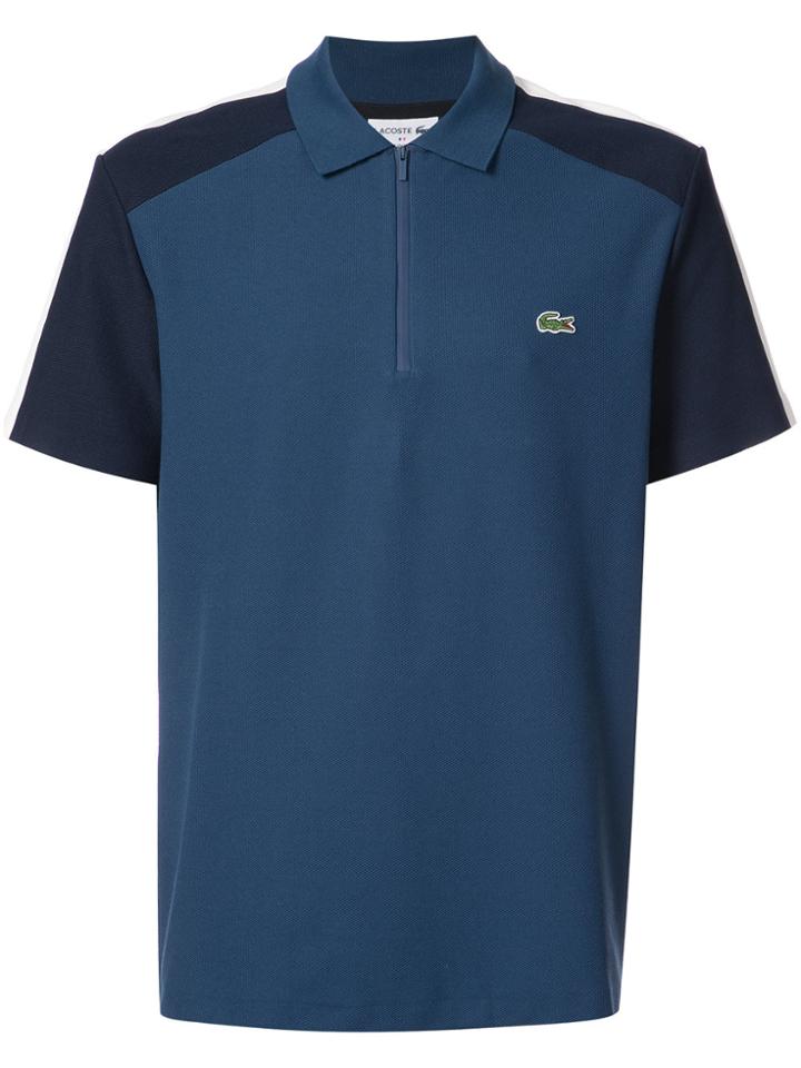 Lacoste Colour Block Polo Shirt - Blue