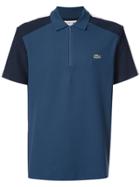 Lacoste Colour Block Polo Shirt - Blue
