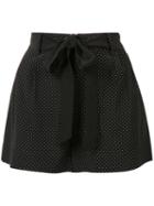 Joie Polka Dot Shorts, Women's, Size: Xs, Black, Silk