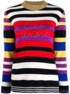 Giada Benincasa Stripe Print Jumper - Red