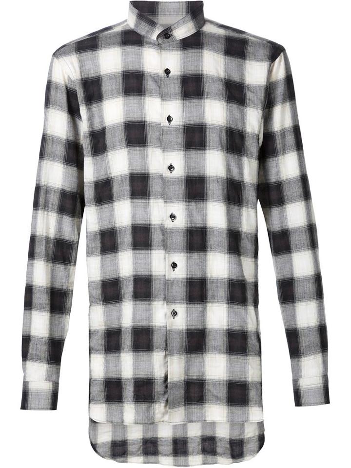 Naked And Famous Checked Shirt, Men's, Size: S, Black, Cotton