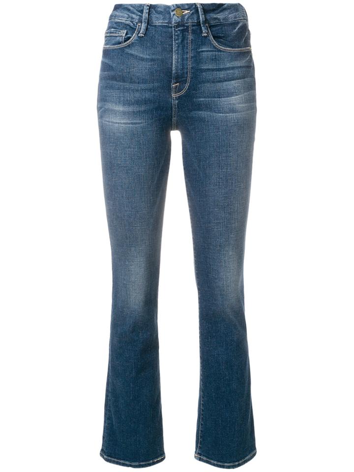 Frame Denim Boot-leg Jeans - Blue