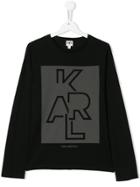 Karl Lagerfeld Kids Logo Print Sweatshirt - Black