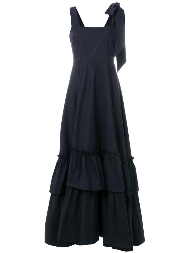 P.a.r.o.s.h. Flared Dress - Blue