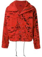 424 Fairfax Printed Hooded Jacket - Yellow & Orange