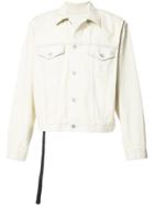 Unravel Project Back Print Denim Jacket - White