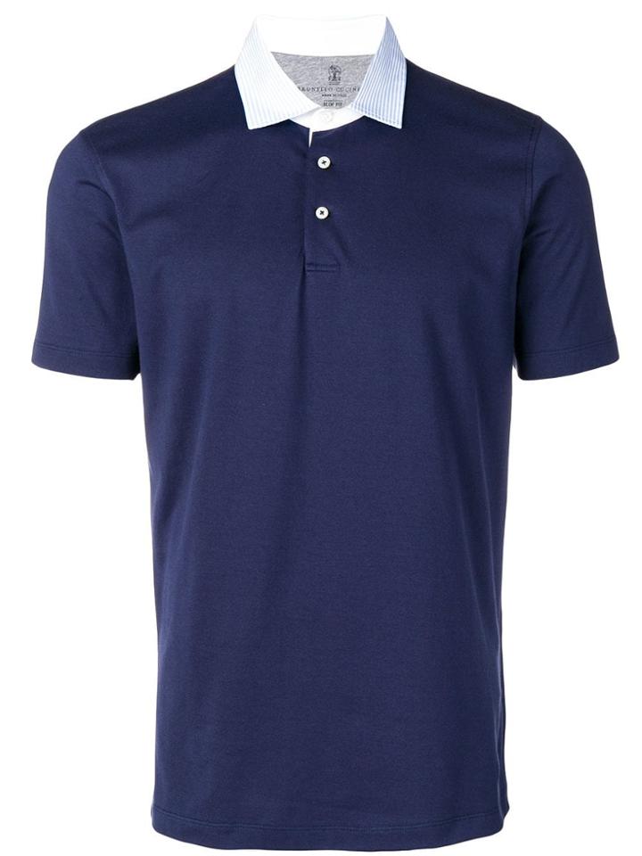 Brunello Cucinelli Polo Shirt - Blue