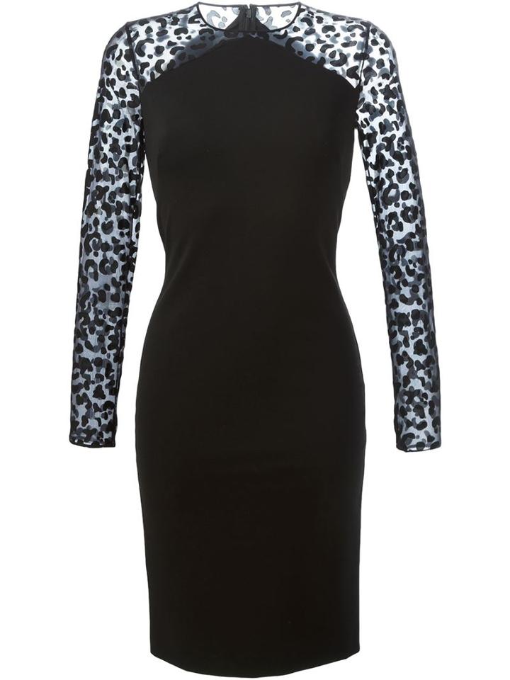 Stella Mccartney Sheer Sleeve Dress