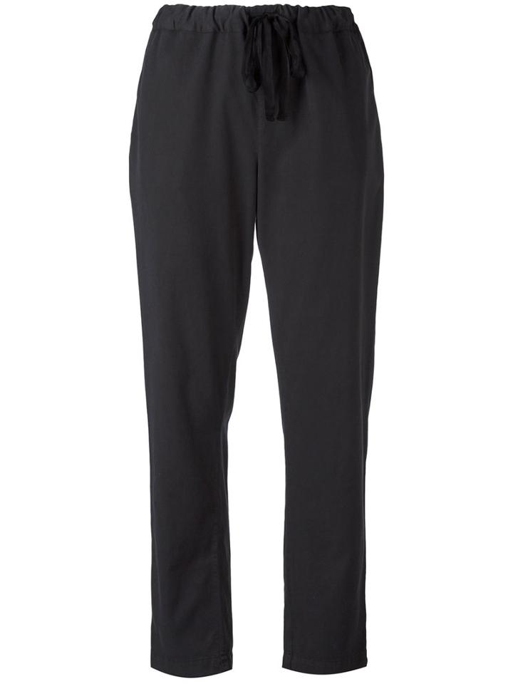 Semicouture - Buddy Pants - Women - Cotton/lyocell - 40, Black, Cotton/lyocell